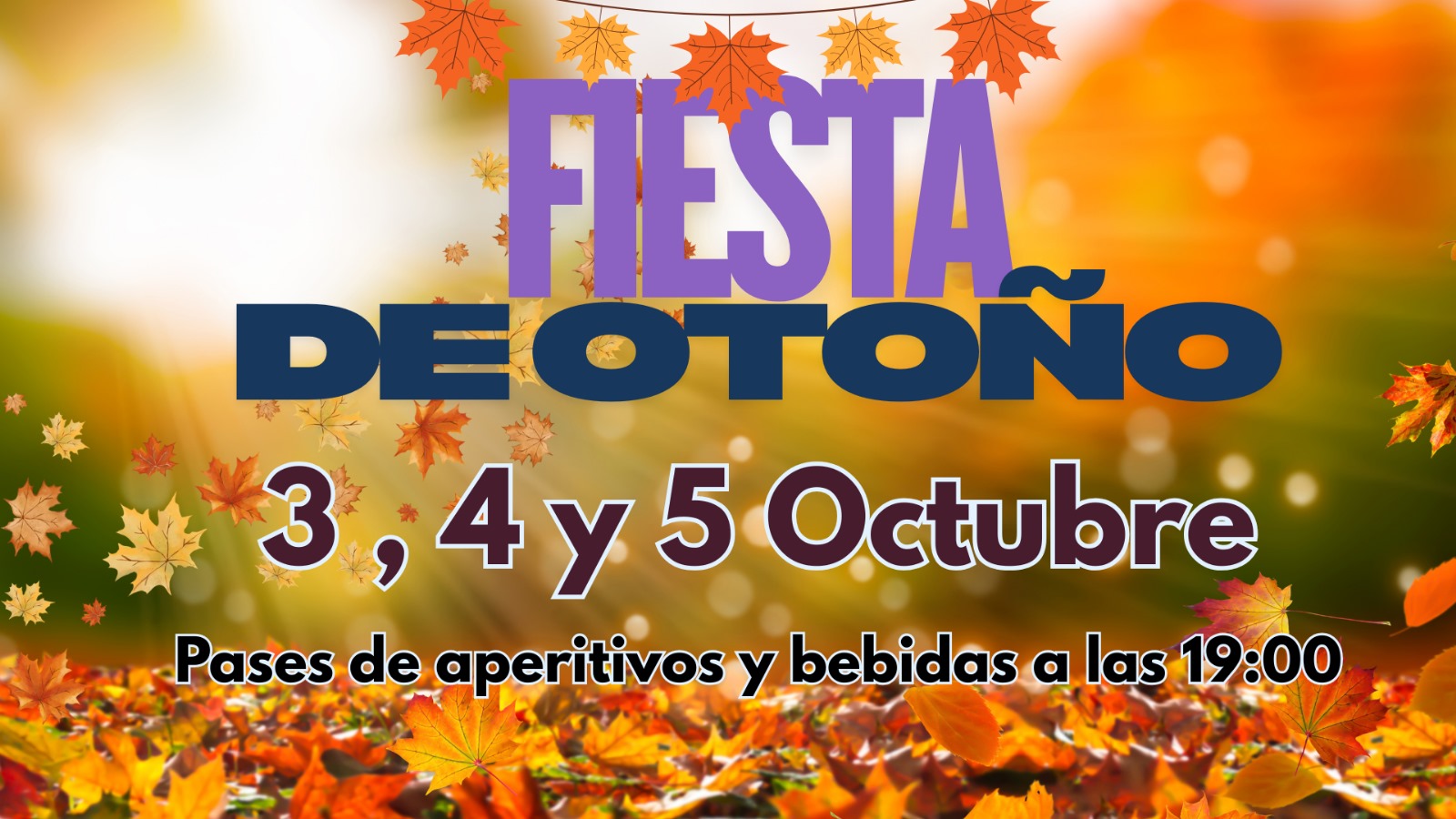 fiesta de otoño en Bingo Alcalá